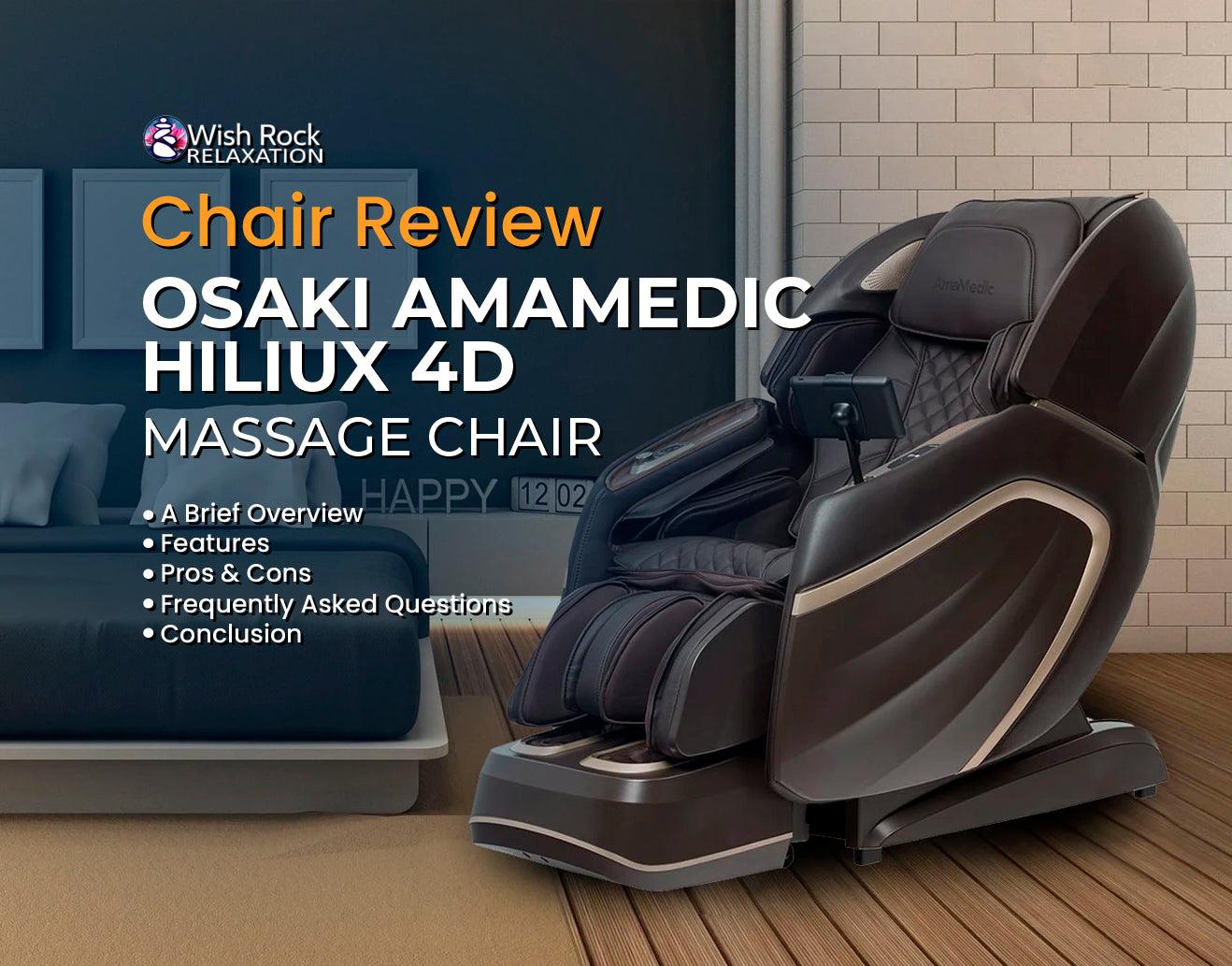 4d massage chair discount reviews