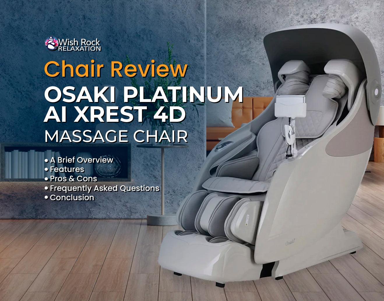 Osaki Platinum Ai Xrest 4D+ — Osaki Massage Chair