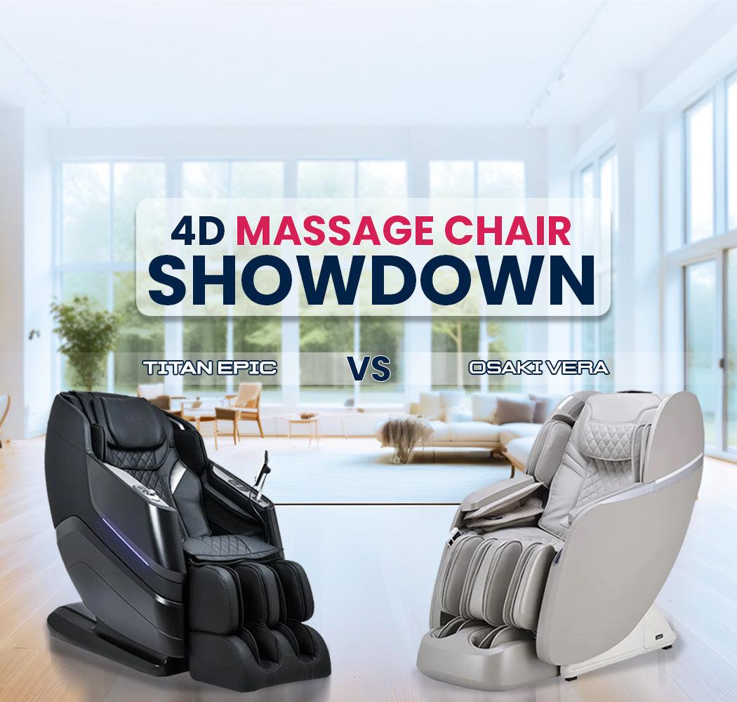 4d Massage Chair Showdown Titan Epic And The Osaki Vera Wish Rock