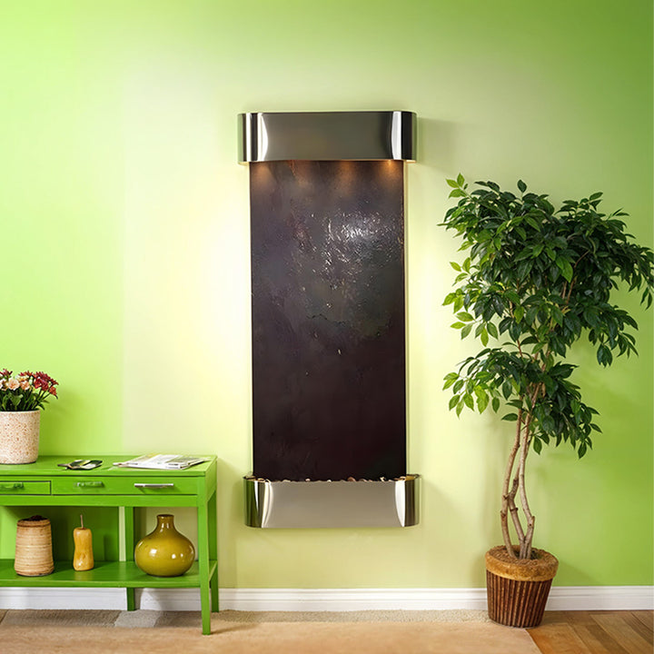 Adagio Inspiration Falls Wall Water Fountain - Lifestyle