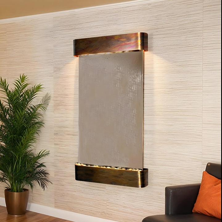 Adagio Summit Falls Wall Water Fountain - Lifestyle