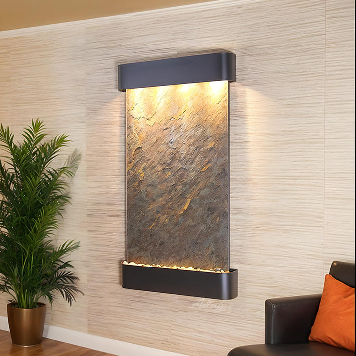 Adagio Summit Falls Wall Water Fountain - Lifestyle