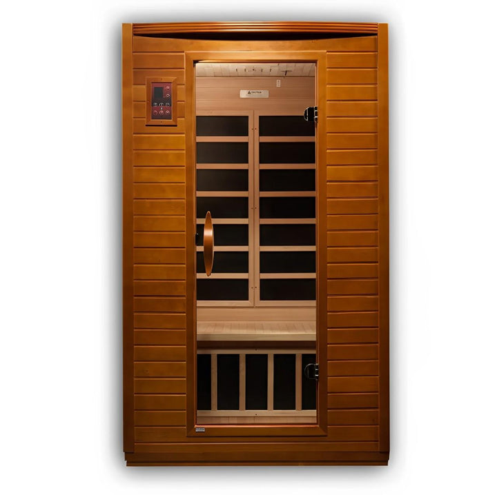 Versailles 2-person Low EMF Infrared Sauna - Canadian Hemlock - Wish Rock Relaxation