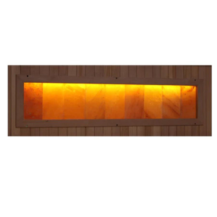 Golden Designs 3-Person Full Spectrum PureTech™ Near Zero EMF FAR Infrared Sauna - Canadian Hemlock - Wish Rock Relaxation