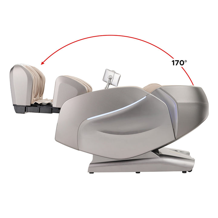 Kyota Hatsumei M900 4D AI Massage Chair - Zero Gravity (Gray/Tan)