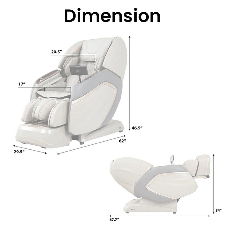 Osaki OS-Pro 4D Emperor Massage Chair - Wish Rock Relaxation