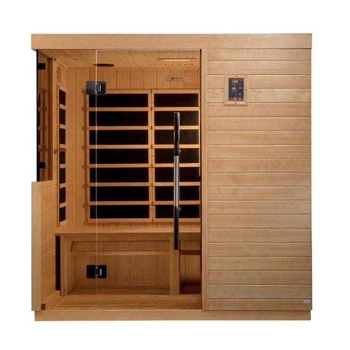 Dynamic Bilbao 3-Person Ultra Low EMF FAR Infrared Sauna - Wish Rock Relaxation