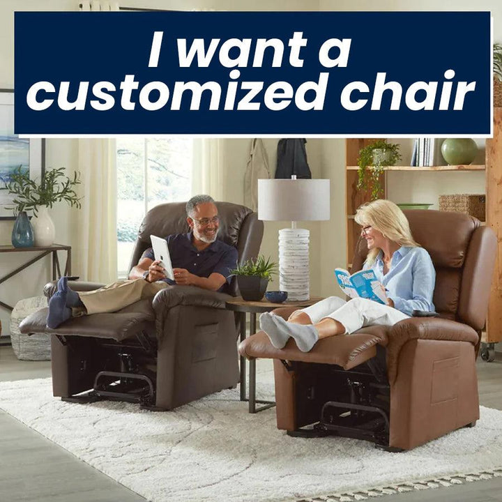 UltraComfort UC556-M26 Vega Medium/Wide Size 2 Zone Zero Gravity Lift Chair - Wish Rock Relaxation