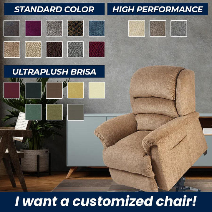 UltraComfort UC549-M26 Medium Wide Mira 1 Zone 3 Position Lift Chair - Wish Rock Relaxation