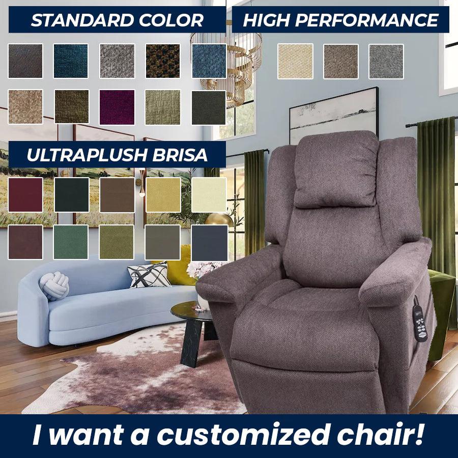 UltraComfort UC682 Estrella 4 Zone Zero Gravity Lift Chair - Wish Rock Relaxation