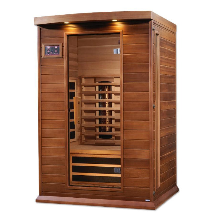 Maxxus 2-Person Full Spectrum Infrared Sauna - Canadian Red Cedar - Wish Rock Relaxation