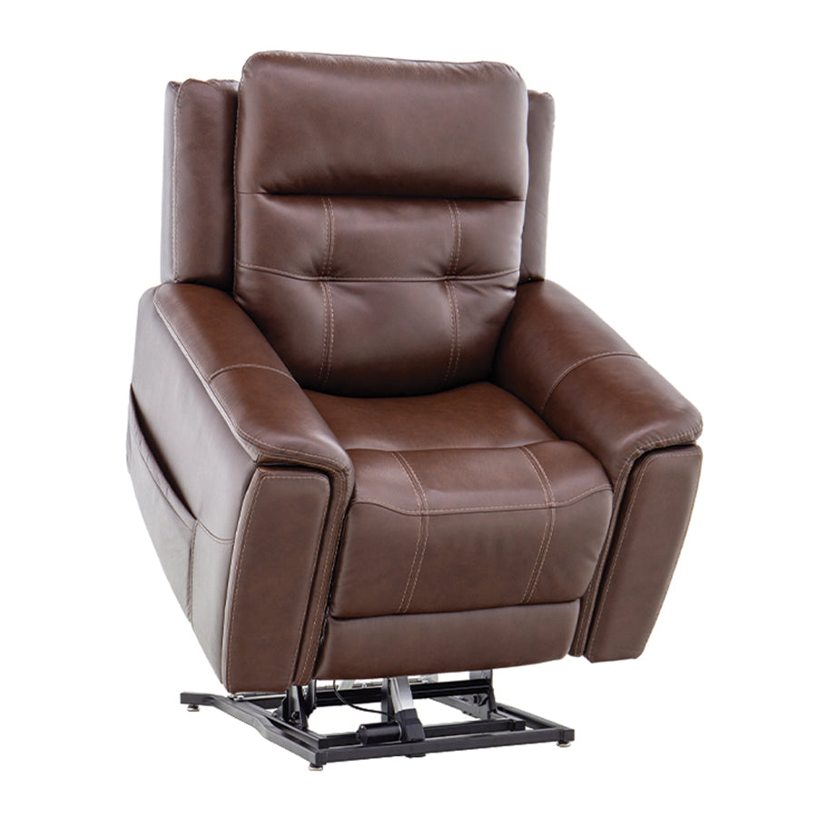 Mega Motion MM-3975 iNFI Elite Infinite Position Leather Lift Chair - Coffee