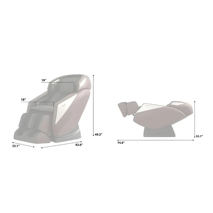 Osaki OS-Pro Omni Massage Chair - Measurement