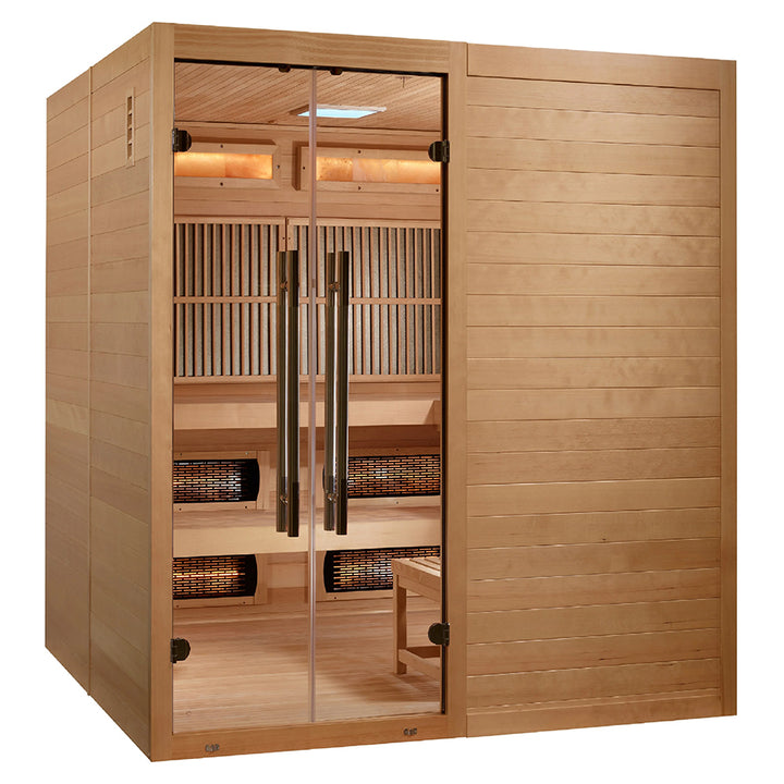 Golden Designs Toledo 6 Person Full Spectrum Hybrid Sauna - Right view