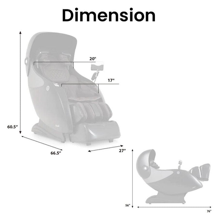 Osaki Platinum Ai Xrest 4D Massage Chair - Wish Rock Relaxation