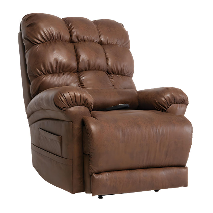 Mega Motion MM-1652 Watford Infinite Position Power Lift Chair - Cognac 