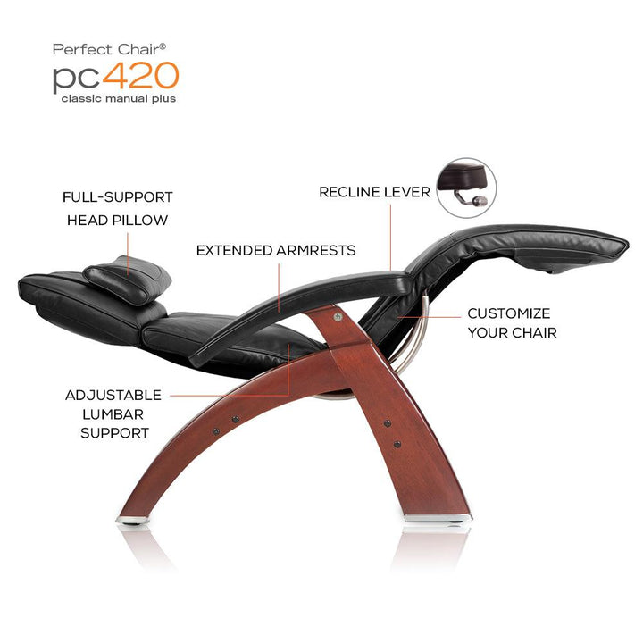 Human Touch Perfect Chair PC-420 Classic Manual Plus - Comfort Package - Wish Rock Relaxation
