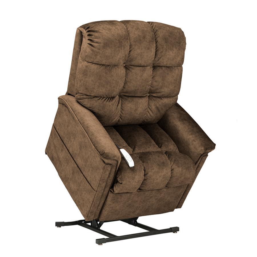 Mega motion 3 position lift chair best sale with heat and massage in spice stone